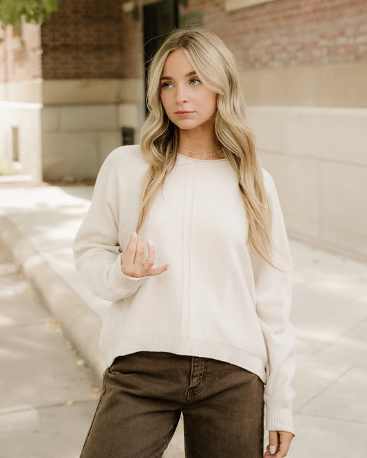 Sacha | Beige Sweater