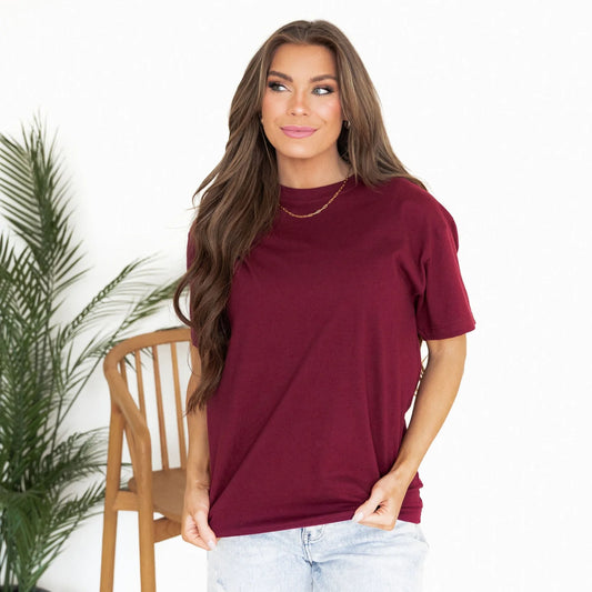 Noa | Red Oversized Tee